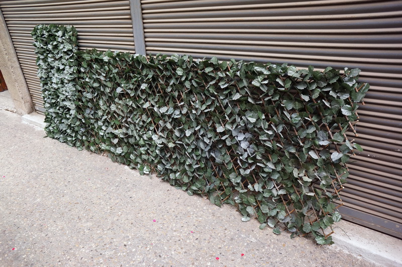 celosia extensible hiedra madera plastico alt.max.130 min.100 largo max.290 min.76 (20eu.) 2u